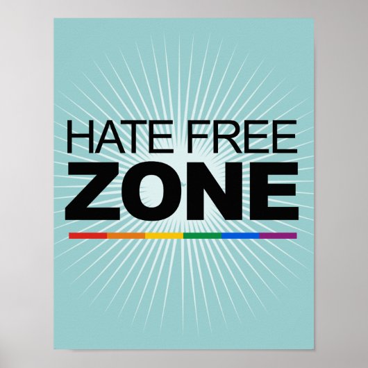 HAATVRIJE ZONE POSTER (Voorkant)