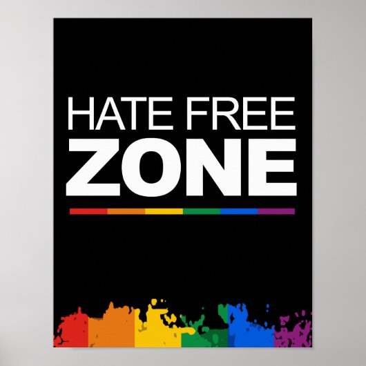 HAATVRIJE ZONE POSTER (Voorkant)