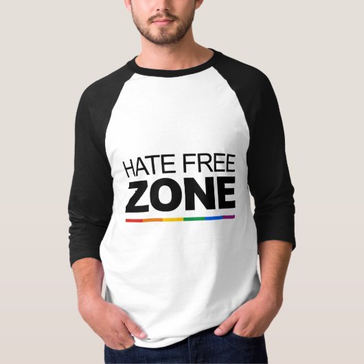 HAATVRIJE ZONE T-SHIRT (Voorkant)