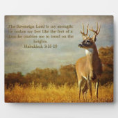 Habakkuk 3:18 Inspirerend Fotoplaat (Voorkant)