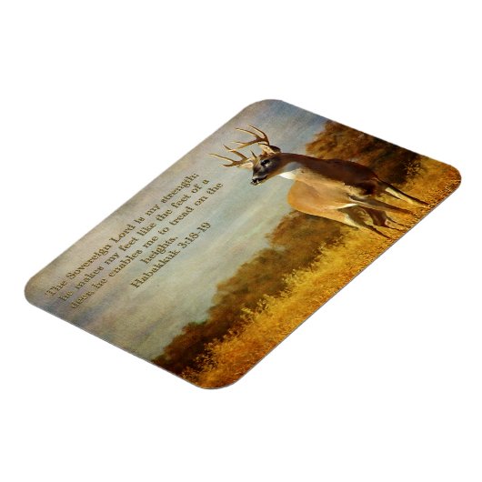 Habakkuk 3:18 Inspirerend Magneet (Linkerzijde)