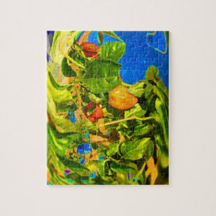 Habanero Peppers op Plant Trippy-foto Legpuzzel