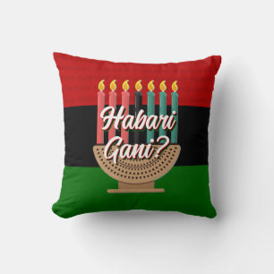 HABARI GANI Kwanzaa Kussen