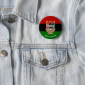 HABARI GANI Kwanzaa Ronde Button 5,7 Cm (In situ)