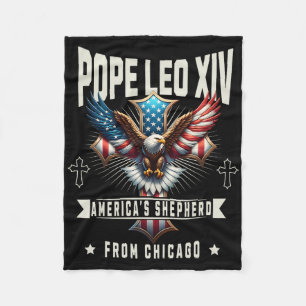 Habemus Papam 2025 Vaticaanse Verkiezing Leo XIV u Fleece Deken