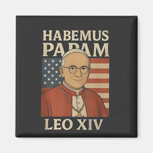 Habemus papam Paus Leo XIV Christelijke kerk Magneet
