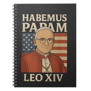 Habemus papam Paus Leo XIV Christelijke kerk Notitieboek