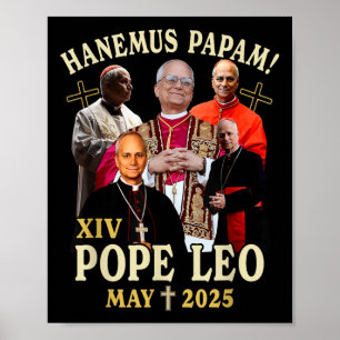 Habemus Papam Pope Leo Robert Prevost Pope Poster
