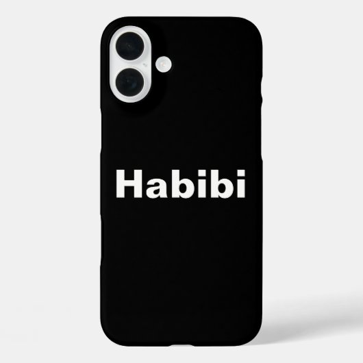"Habibi" حبيبي één woord minimalisme Case-Mate iPhone Case (Achterkant)