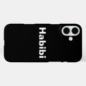 "Habibi" حبيبي één woord minimalisme Case-Mate iPhone Case (Achterkant (horizontaal))