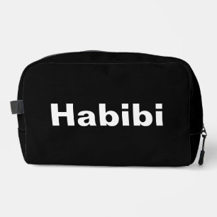 "Habibi" حبيبي één woord minimalisme Toilettasje