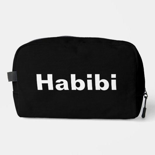 "Habibi" حبيبي één woord minimalisme Toilettasje (Voorkant)