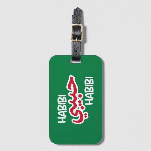 Habibi Bagagelabel (Voorkant (verticaal))