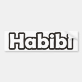 Habibi Bumpersticker (Voorkant)