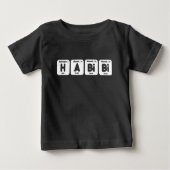 Habibi Funny Arabisch Libanees Word Periodic Table (Voorkant)