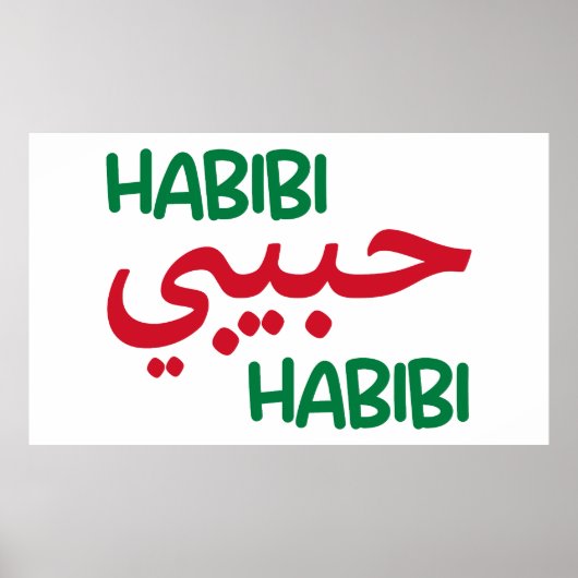 Habibi Poster (Voorkant)
