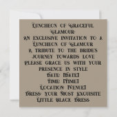 Habillé pour impressionner : La carte LBD (Dos)