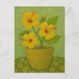 Habiscus-Briefkaart Briefkaart