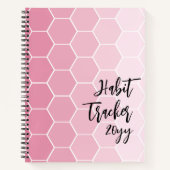 Habit Tracker Blush Pink Notitieboek (Voorkant)