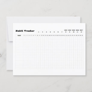 Habit Tracker Kaart