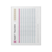 Habit Tracker Notitieblok (Gedraaid)