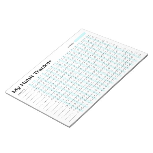 Habit Tracker Notitieblok (Schuin)