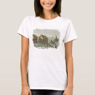 Habitats van de Papu-stam, Rawak, bord 22 voor T-shirt