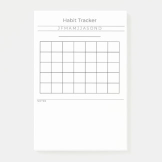  Habitattracker Post it Notes