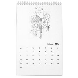 Habitual Creatures 2016 Calendar Kalender