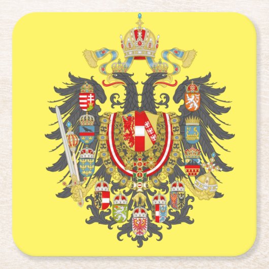 Habsburg Wapenstilte Onderzetter (Voorkant)