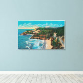 Hacenta Head Lighthouse en Cape PerpetuaCoast Canvas Afdruk (Insitu (Houten vloer))