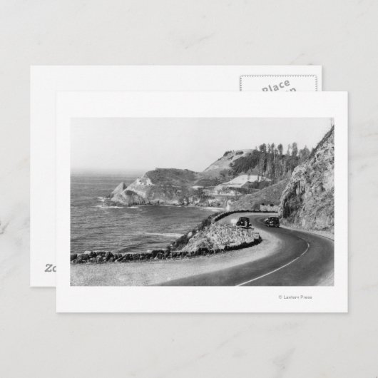 Hacenta Head Lighthouse en Oregon Coast Highway Briefkaart (Voorkant / Achterkant)