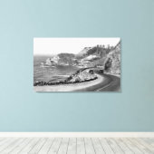 Hacenta Head Lighthouse en Oregon Coast Highway Canvas Afdruk (Insitu (Houten vloer))