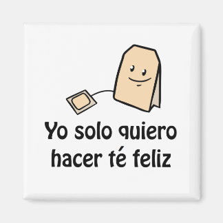 Hacer té feliz Magnet Magneet