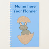 Hachage de lapin de l'oeuf Weird Custom Planner (Devant)
