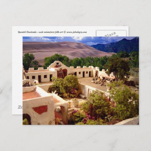 Hacienda - carte postale (Devant / Derrière)