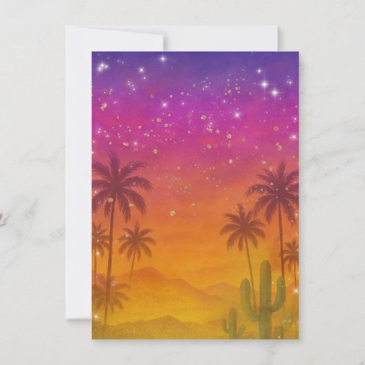 Hacienda Sunset Fiesta Vibrant Numéros de table (Dos)