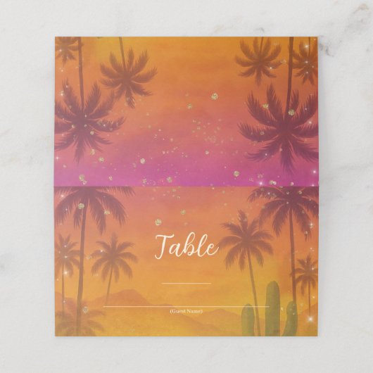 Hacienda Sunset Vibrant Fiesta Quinceañera (Buitenkant ongevouwen)