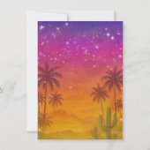 Hacienda Sunset Vibrant Fiesta Tafelnummers (Achterkant)