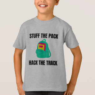 HACK AANVAL OP SCHOOL T-SHIRT