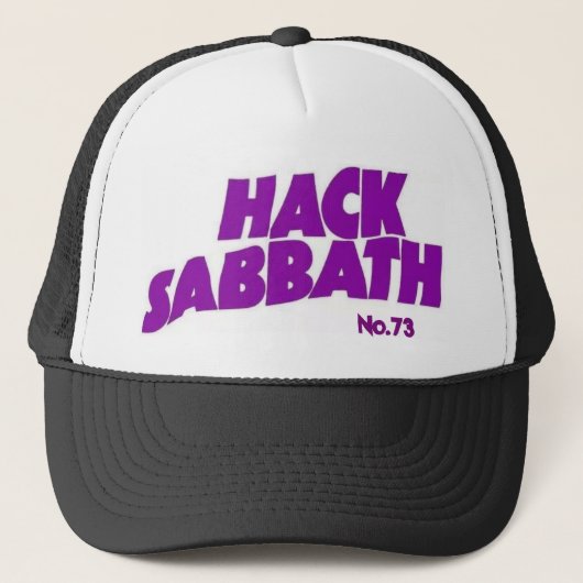HACK SABBATH Trucker Hat Trucker Pet (Voorkant)