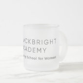 Hackbright Frosted Glass Mok (Voorkant rechts)