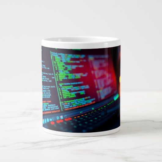 Hacken Extra Grote Beker (Voorkant)