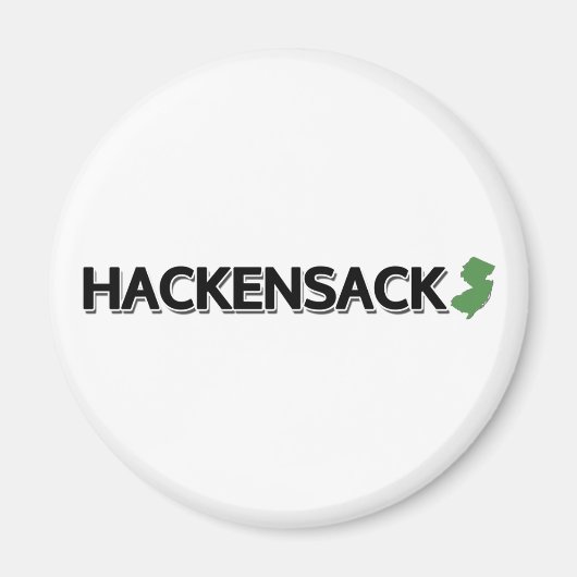 Hackensack, New Jersey Magneet (Voorkant)