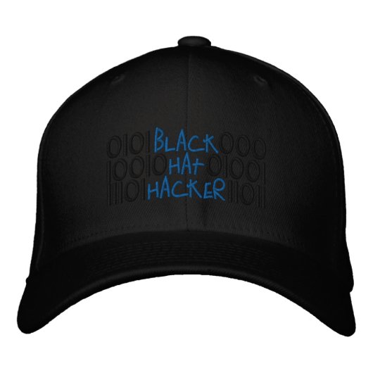 HACKER CASQUETTE NOIR (Devant)