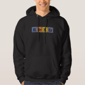 Hacker Chemist Elements Programmer Hoodie (Voorkant)