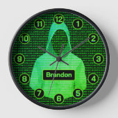 Hacker Cyber Punk: Tiener / programmeurs Tech Wiza (Voorkant)