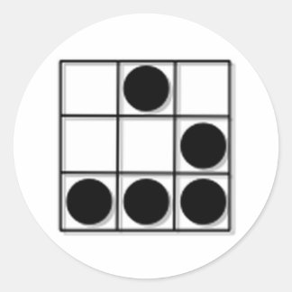 Hacker Emblem Ronde Sticker