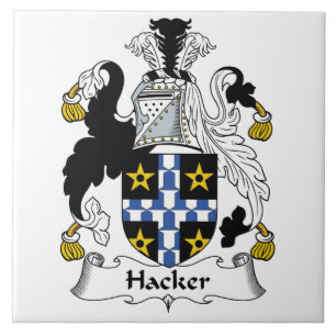 Hacker Family Crest Tegeltje