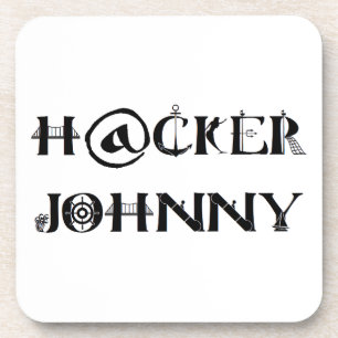 hacker johnny bier onderzetter